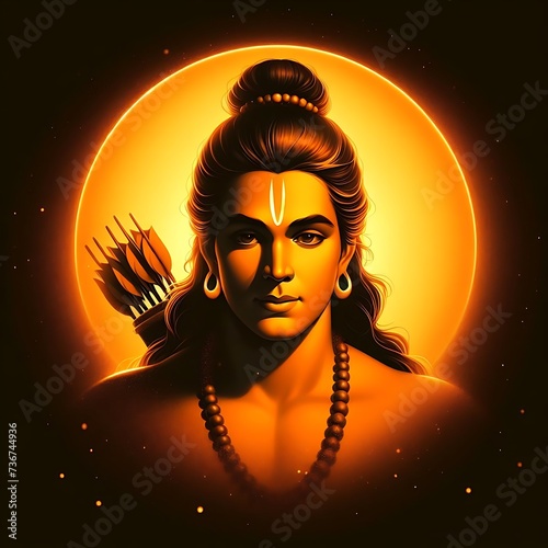 Lord Rama Portrait 