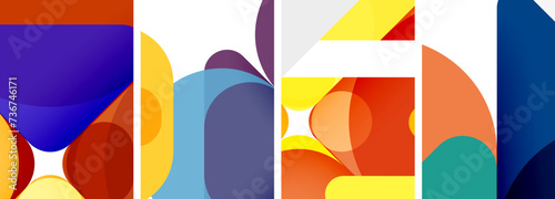 Geometric elements abstract backgrounds for wallpaper, business card, cover, poster, banner, brochure, header, website