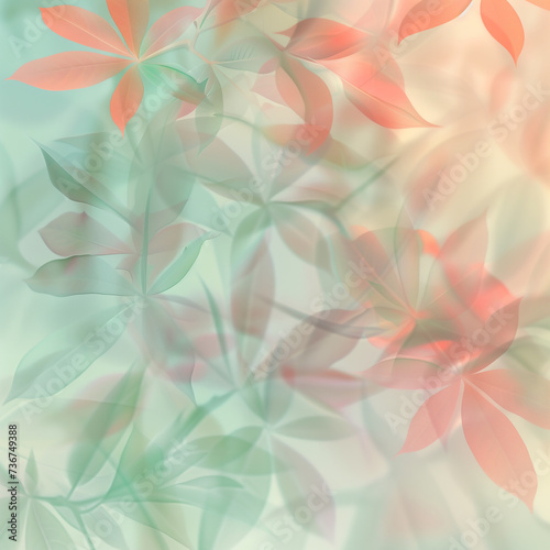 Fresh spring bokeh background, blur, tender flowers, holiday paper