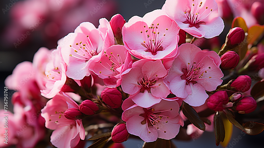Beautiful Crape Myrtle Blossom flowers