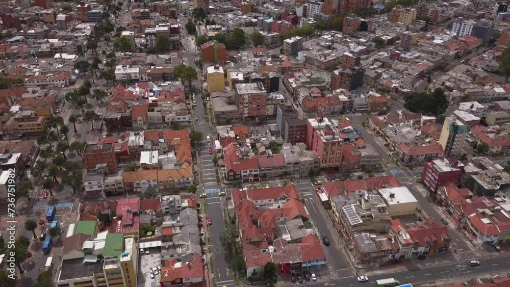 Panoramic photo of the city of Bogotá, with many buildings in the north of the city, large building of Bogotá, and its terraces. Panoramic photo of the city of Bogotá, with many buildings in the north of the city, large building of Bogotá, and its terraces.