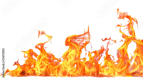 Fire PNG With White Or Transparent Background 