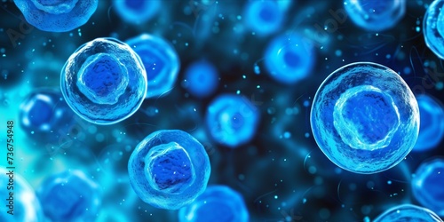 Human Cells, Embryonic Stem Cell Microscope