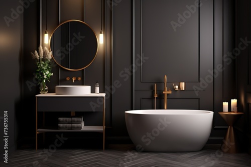 bathroom room ideas  including bathtub  glass  towels  shower  shelf table which are simple and minimalist but still give the impression of being clean and elegant. kamar mandi