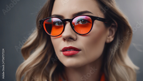 Diverse Women Flaunting Vibrant Eyeglass Colors