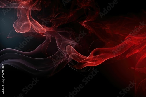 Luxury Red Smoke  Dark Elegant Background for Modern Design   Abstract Art Inspiration