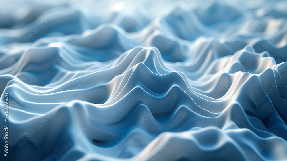 Obraz premium 3D Abstract waves background