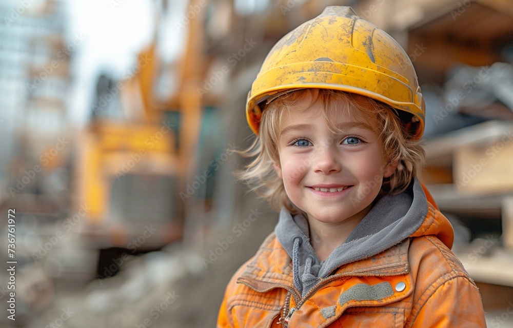 small boy dressed like a builder small boy dressed like a builder