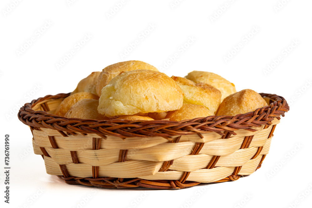 pão de queijo isolated on a white background (also known as cheese bread or cheese bun) pão de queijo isolated on a white background (also known as cheese bread or cheese bun)