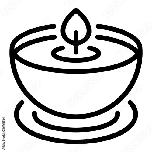 scented candle Line Icon