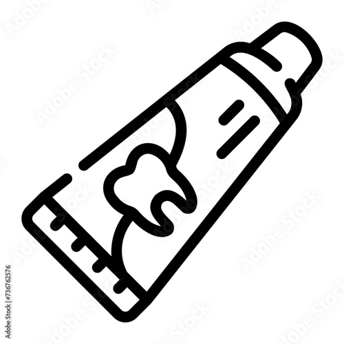 toothpaste Line Icon