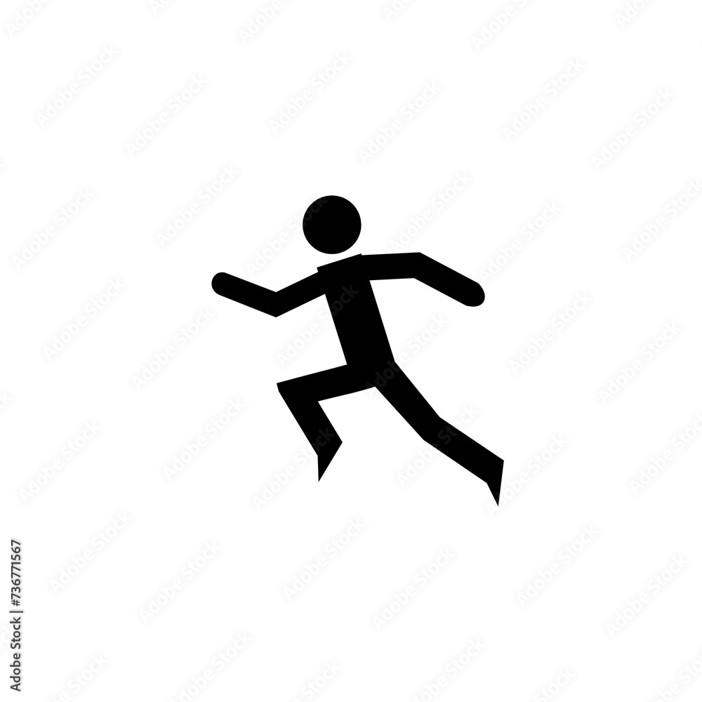 Run icon, logo, shape, symbol, arts, design, icon, healthy, sports