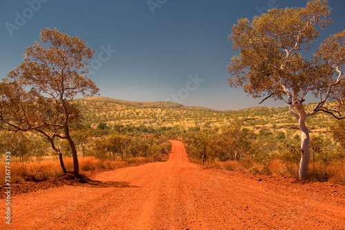 Travelling the Pilbara Region in Western Australia, Hamersley Range, Karijini National Park, Western Australia, Australia photo