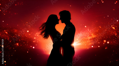 Under the Cosmic Embrace: Join Our Dynamic Valentine's Day Dance Event, Where Love Blossoms Beneath the Shimmering Canopy of Stars