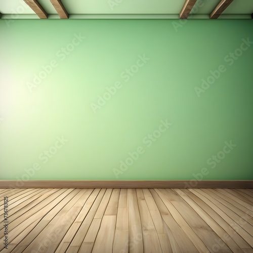 empty room with wooden floor