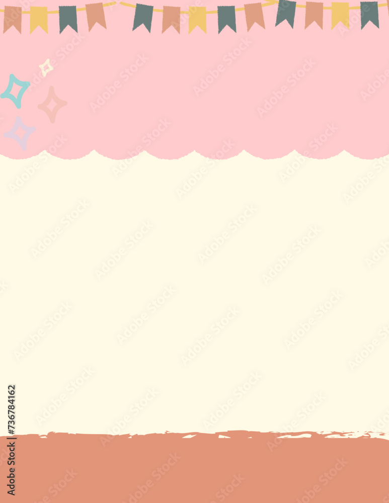 pink and white background