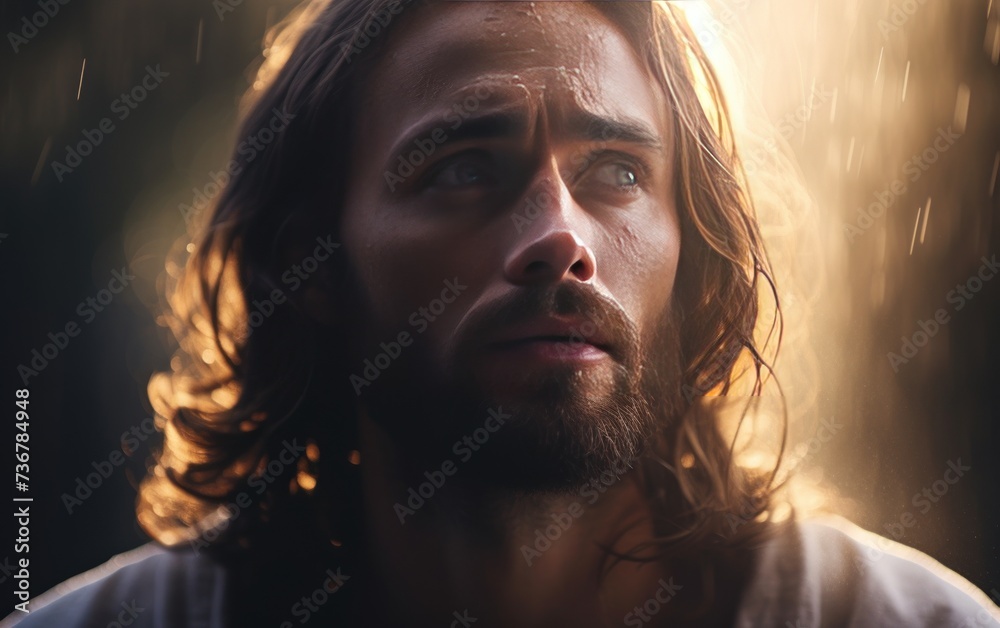 Ascension day of jesus christ or resurrection day of son of god. Good friday. Ascension day concept Ascension day of jesus christ or resurrection day of son of god. Good friday. Ascension day concept