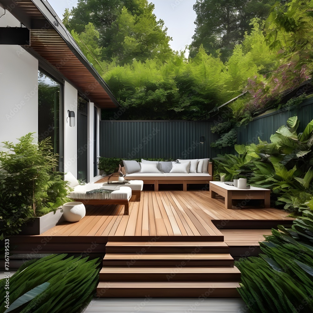 luxury home garden