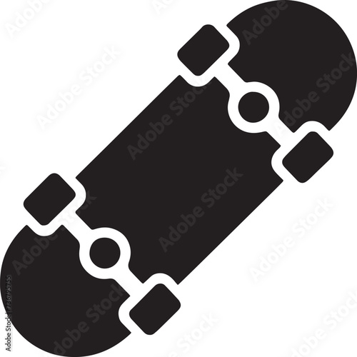 Skateboard Silhouette vector