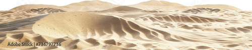 Desert isolated on transparent background. PNG