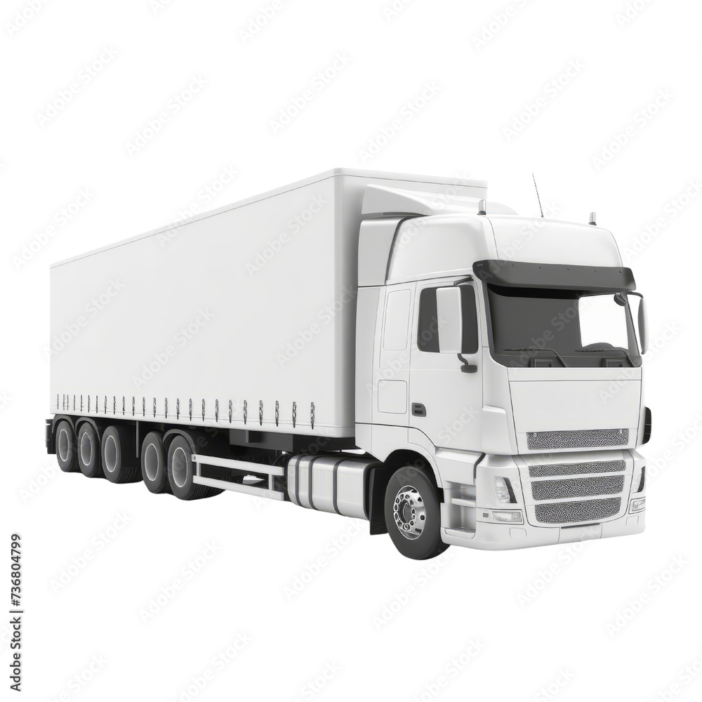 Lorry Truck PNG Cutout, Generative AI Lorry Truck PNG Cutout, Generative AI