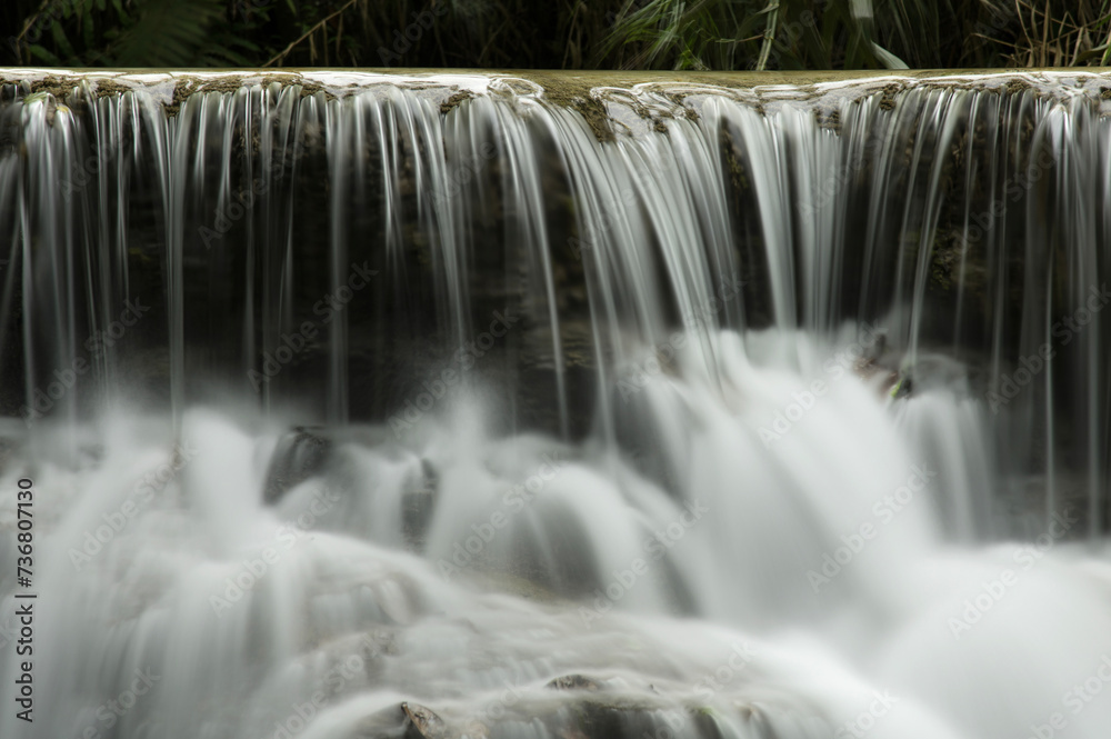 Long-exposure view of Kuang Si Falls in Luang Prabang, Laos Long-exposure view of Kuang Si Falls in Luang Prabang, Laos