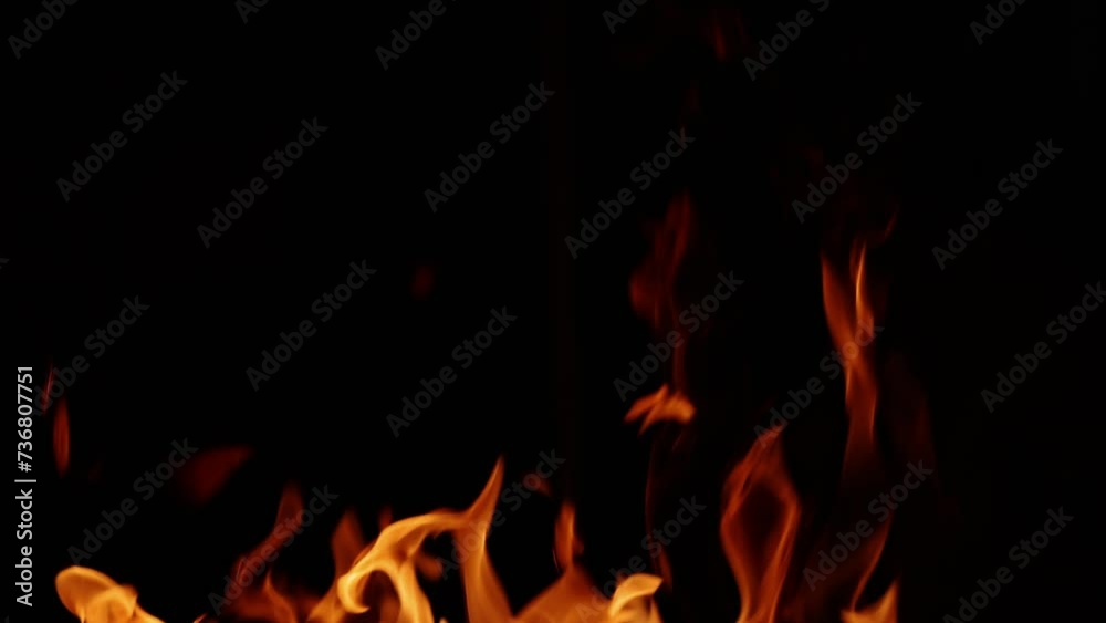 Fire burning. A bright burning fire on a black background. Fire in slow motion. Wall of fire, abstract background. Drag and Drop on Your Timeline, to apply a Fire effect to a video. Fire burning. A bright burning fire on a black background. Fire in slow motion. Wall of fire, abstract background. Drag and Drop on Your Timeline, to apply a Fire effect to a video.