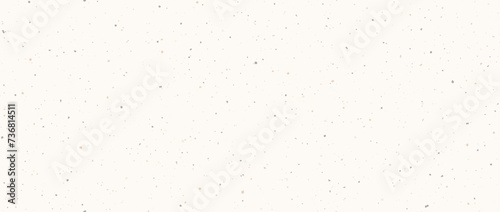 Grain craft paper seamless texture. Natural beige grunge surface design. Cream rice paper repeating wallpaper. Vintage ecru background with dots, particles, speckles, specks, flecks. Vector backdrop