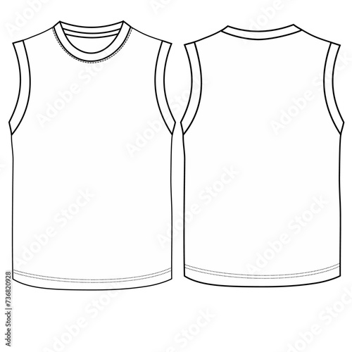  boys round neck sleeveless t shirt colts design