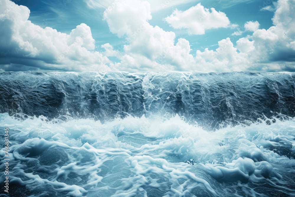 Obraz premium water and sky