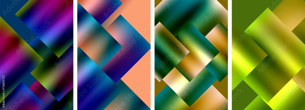 Metallic glossy square concept posters. Vector illustration For Wallpaper, Banner, Background, Card, Book Illustration, landing page Metallic glossy square concept posters. Vector illustration For Wallpaper, Banner, Background, Card, Book Illustration, landing page