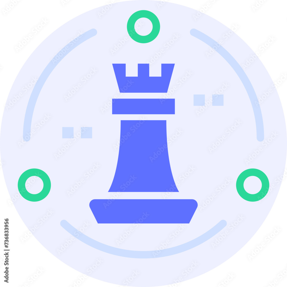 business strategy modern icon illustration business strategy modern icon illustration