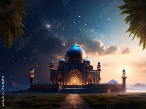 ramadhan background ultra detailed lantern © YudhiaAsta