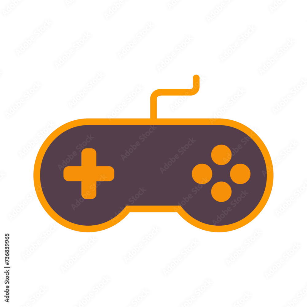 Gamepad, Joystick icon in trendy style . Game concept