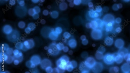 blue bokeh background