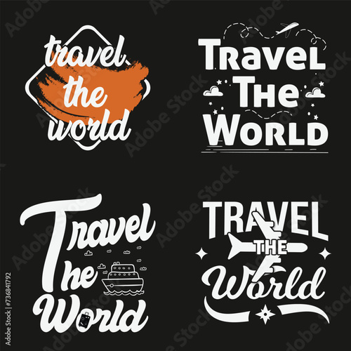 Travel typography Vector t shirt design  (ID: 736841792)