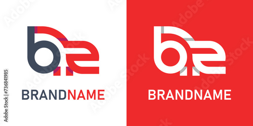 vector letter bz logo design