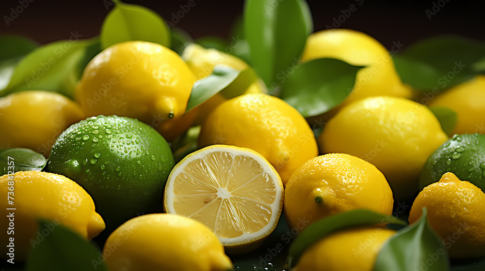 fresh juicy lemon