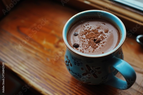 Hot chocolate background 