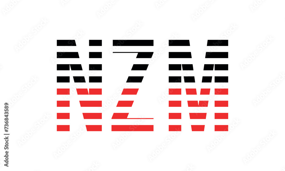 NZM three initial letter iconic line negative space minimal logo design vector template. monogram, abstract, wordmark, business, typography, minimalist, brand, company, flat, modern, unique, simple NZM three initial letter iconic line negative space minimal logo design vector template. monogram, abstract, wordmark, business, typography, minimalist, brand, company, flat, modern, unique, simple