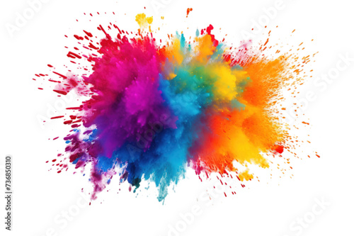Happy Holi Background for Festival of Colors celebration vector elements for card greeting poster design