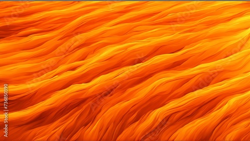Abstract Orange Oil Paint Texture 