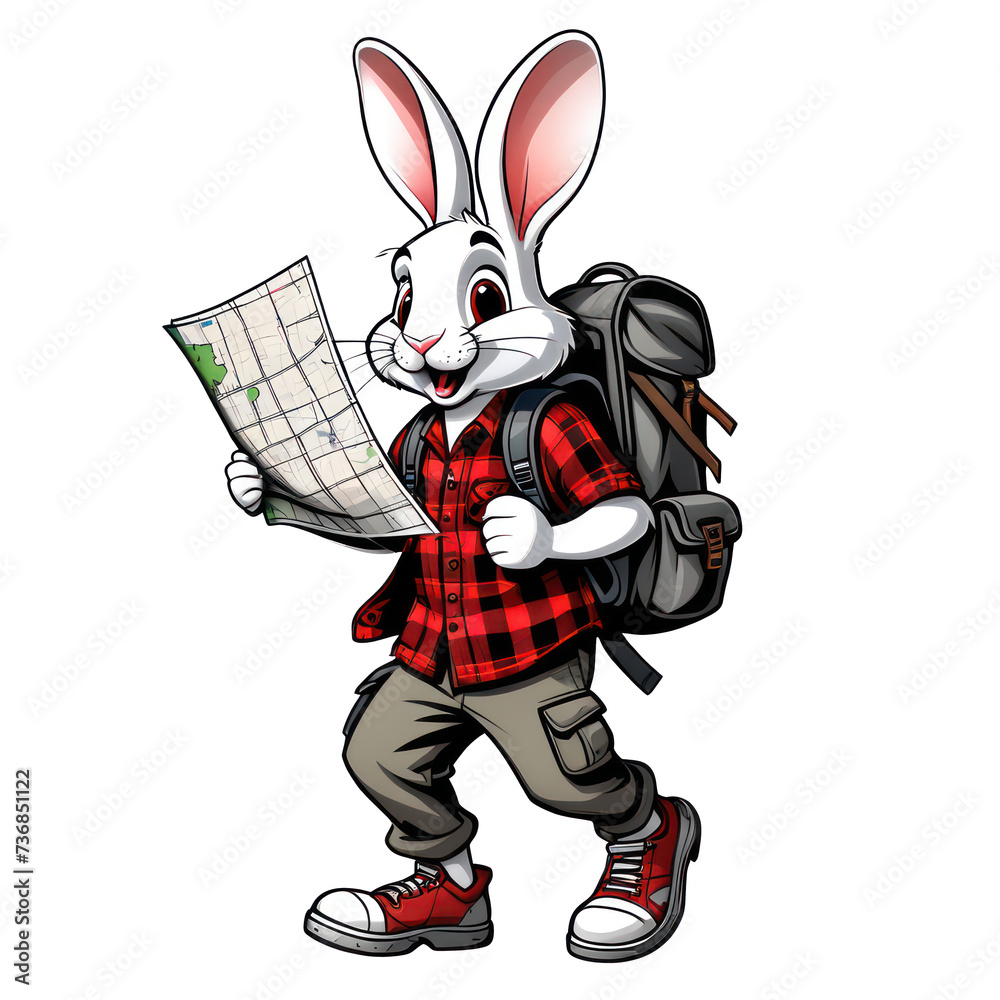 The Journey of a Traveling Rabbit