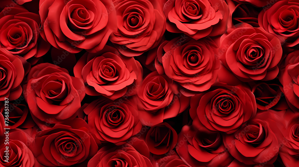 Rose flower background, Valentine's Day illustration Rose flower background, Valentine's Day illustration