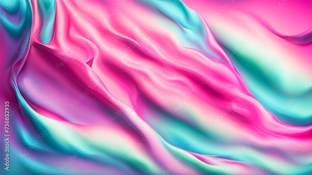 Obraz premium Energetic lustrous cloth texture banner