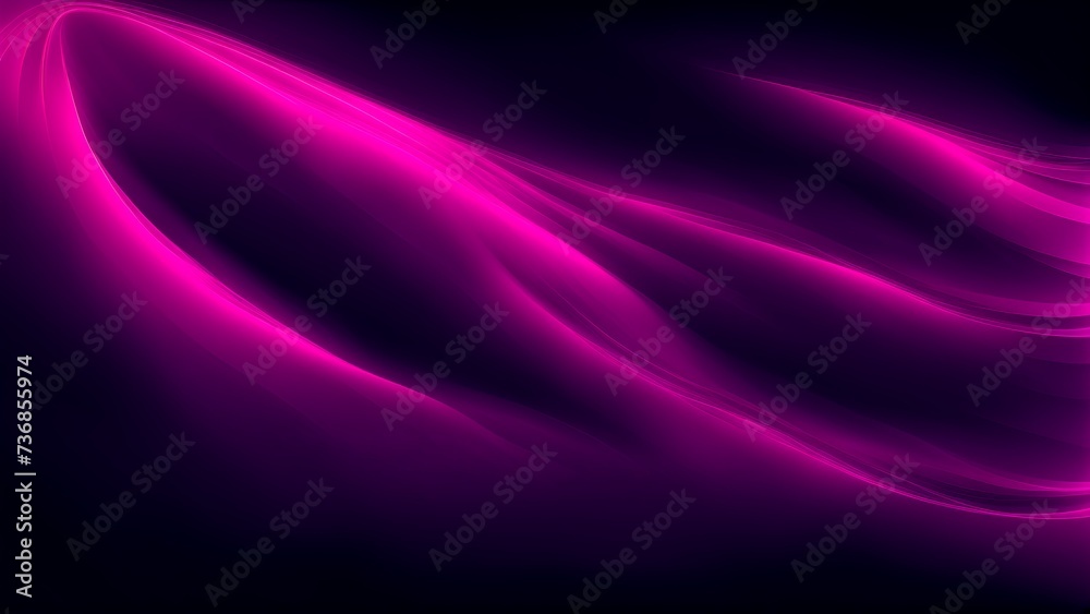 Magical purple gradient waves glowing in harmony Magical purple gradient waves glowing in harmony