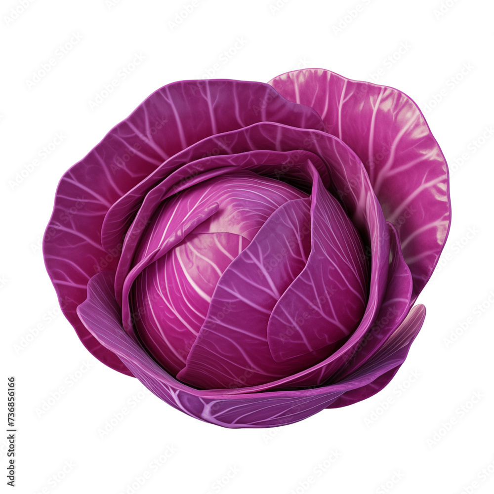red cabbage isolated on transparent or white background, png red cabbage isolated on transparent or white background, png