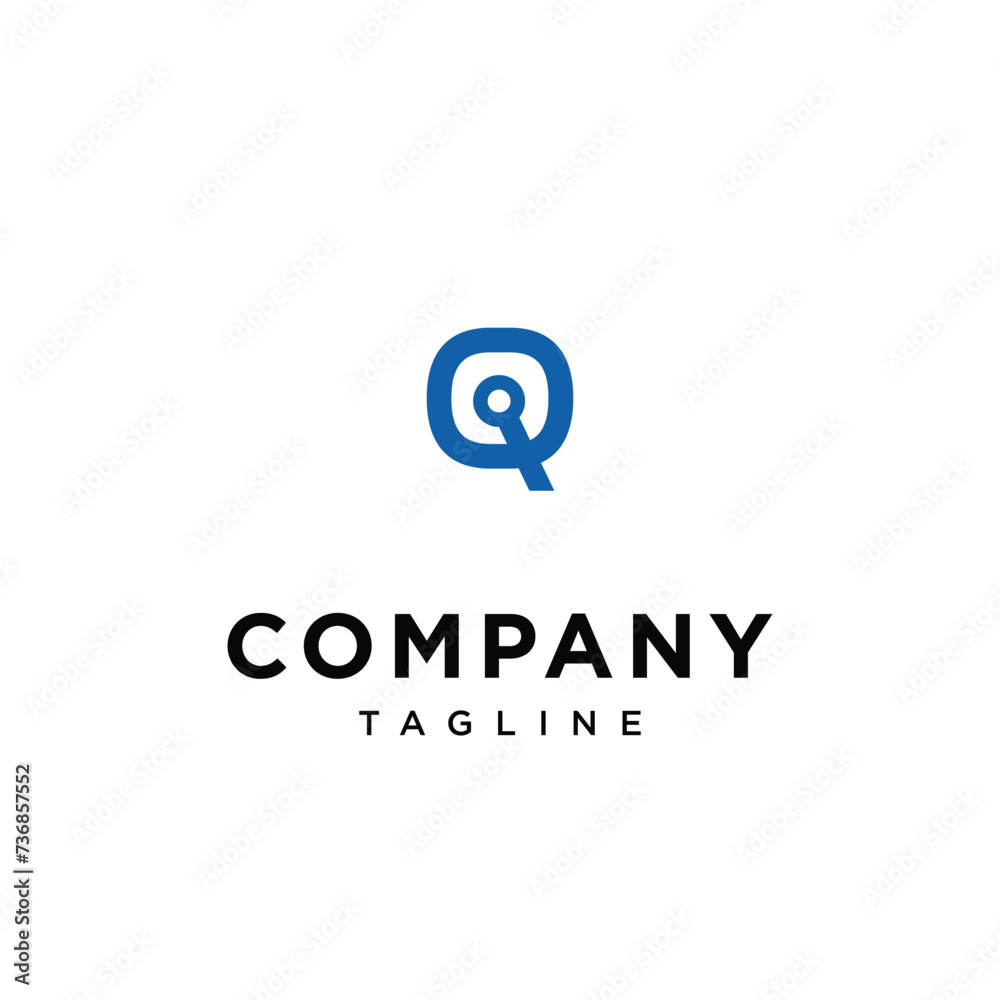 Letter Q tech logo icon vector template.eps Letter Q tech logo icon vector template.eps