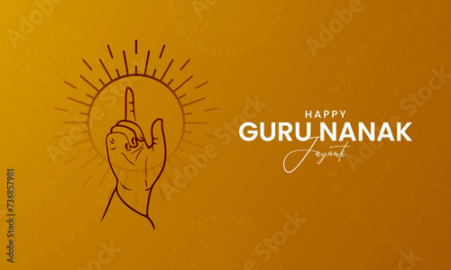 Guru Nanak Jayanti. Happy Guru Nanak Jayanti. Creative ads for social media. 3D Illustration