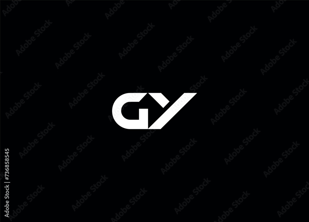 GY creative logo design and monogram logo GY creative logo design and monogram logo